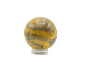 Sfera in Diaspro Bombo 4,8 cm a strisce grigie