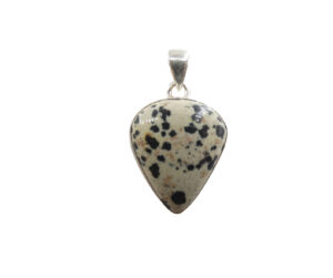 Pendente in Diaspro Dalmata triangolare   DAP02