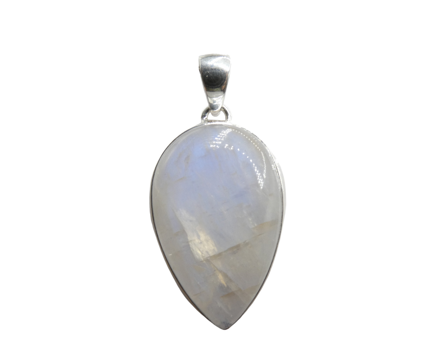 Pendente in Rainbow Moonstone goccia ciccia 1 Pendente in Rainbow Moonstone goccia ciccia