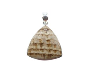 Pendente in Aragonite triangolare     ARAP/04