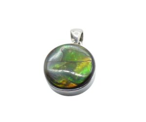Pendente in Ammolite rotondo     AMMP/09