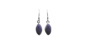 Orecchini in Charoite ovale   CHAEA02