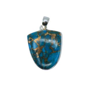 Pendente in Turchese Blu a goccia   BCTPE17