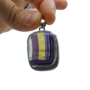 Pendente di Fluorite rettangolare    FLPE/07