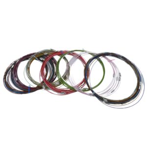 Collana colorata con attacco a vite