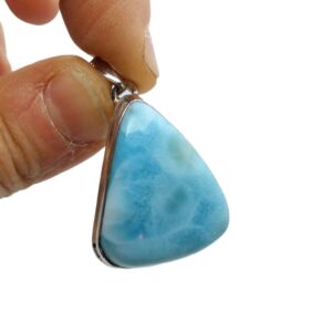 Pendente in Larimar a forma di triangolo    LARP13