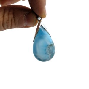 Pendente in Larimar a forma di goccia    LARP15
