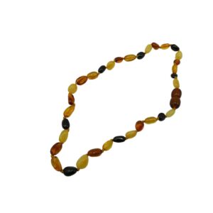 Collana in Ambra bimbo bicolore