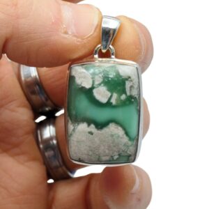 Pendente in Variscite rettangolare    VARP01