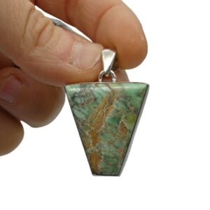 Pendente in Variscite triangolare   VARP02