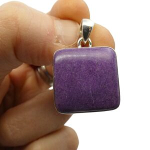 Pendente in Purpurite quadrato    PURP03