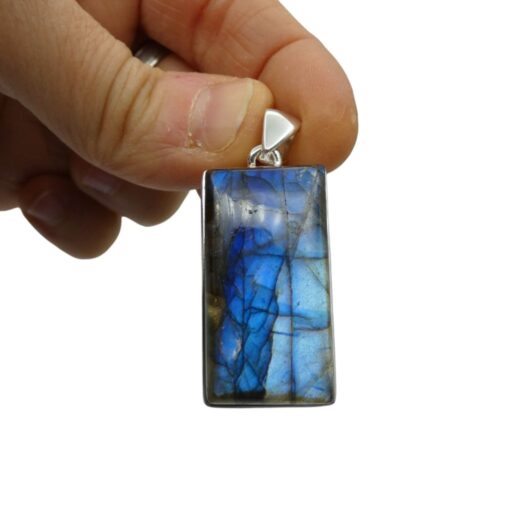 Pendente in Labradorite rettangolare