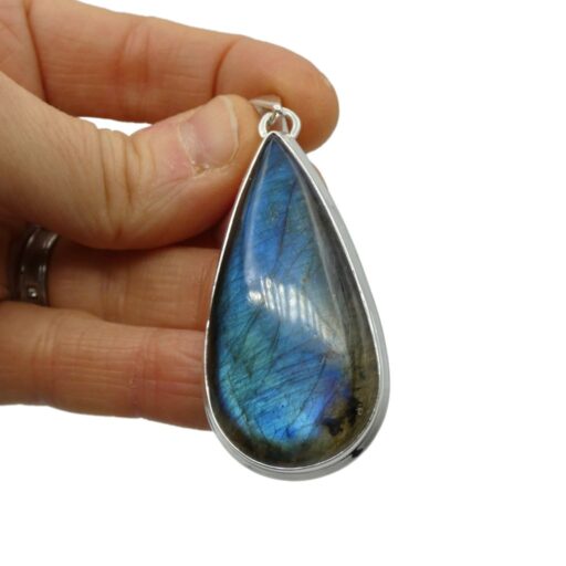 Pendente in Labradorite a goccia