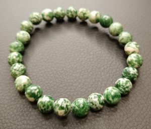 Braccialetto in Diaspro Bianco Verde