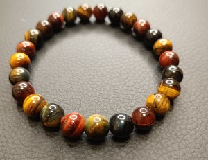 Braccialetto in Occhio di Tigre Multicolore
