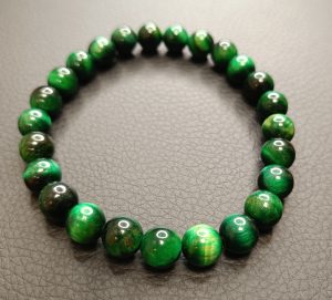 Braccialetto in Tiger Eye Verde
