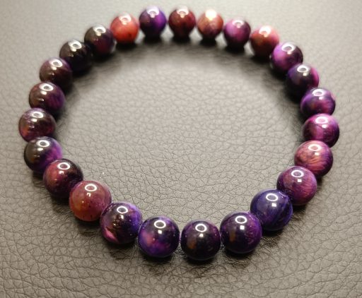 Braccialetto in Tiger Eye Viola