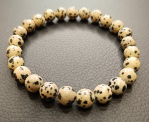 Braccialetto in diaspro dalmata