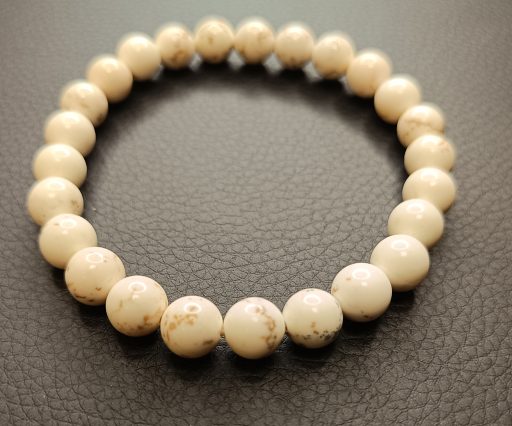 Braccialetto in Howlite Rame