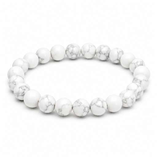 Braccialetto in Howlite Rame