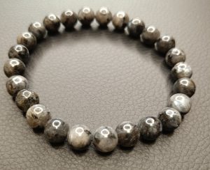 Braccialetto in labradorite nera
