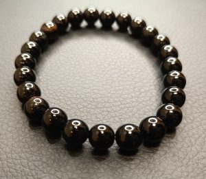 Braccialetto in onice nero