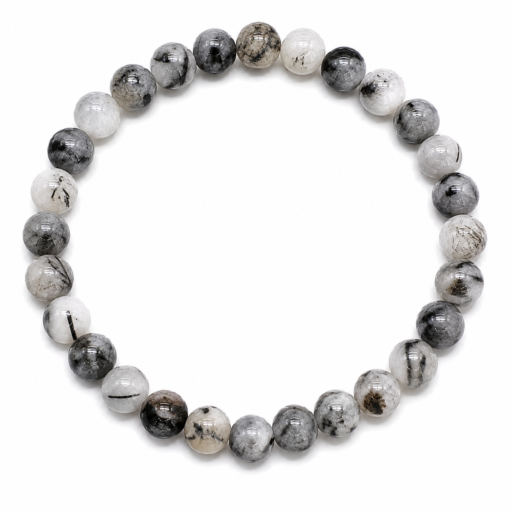 Braccialetto in Rutile Nero