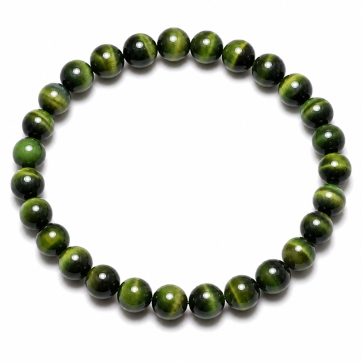 Braccialetto in Tiger Eye Verde