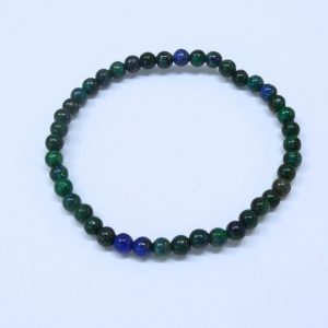 Braccialetto bambino in Malachite Azzurrite