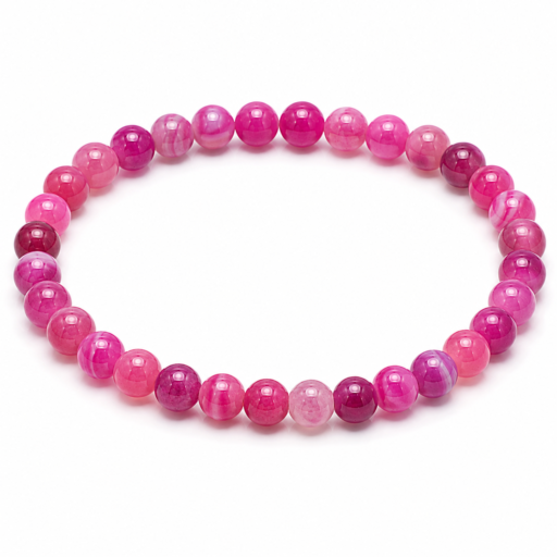 Braccialetto bambino in Agata Rosa