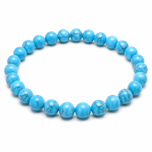Braccialetto bambino in Howlite Azzurra