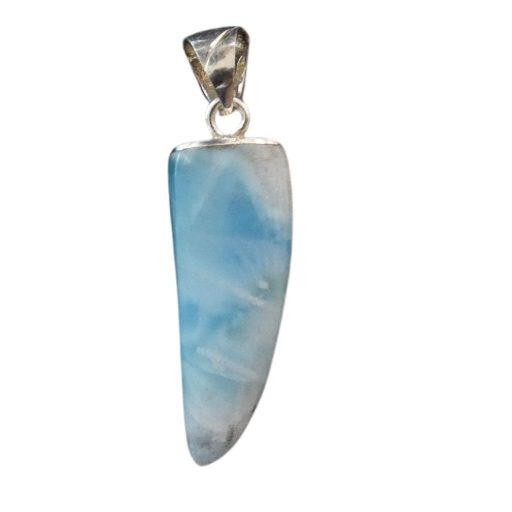 Pendente triangolare in larimar