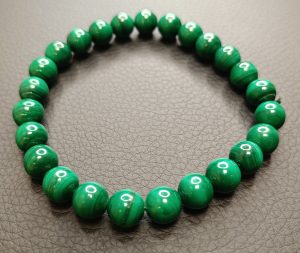 Braccialetto in malachite