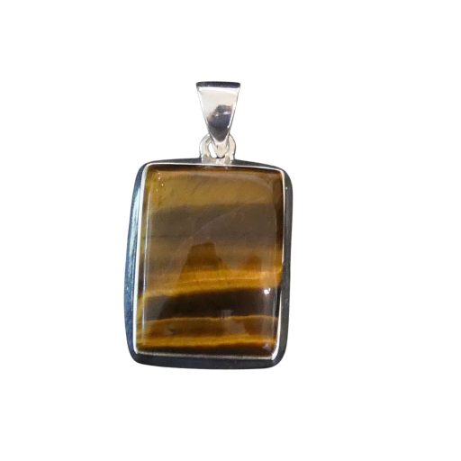 Pendente in Occhio di Tigre rettangolare TEP19
