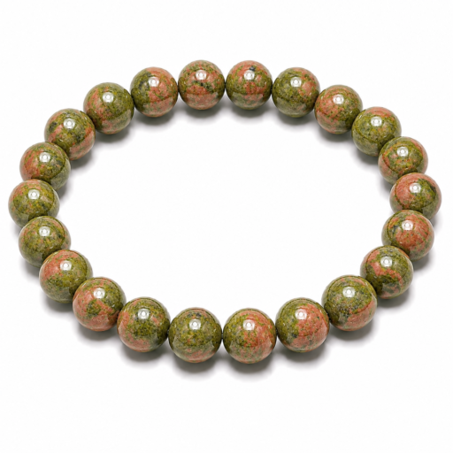 Braccialetto in unakite