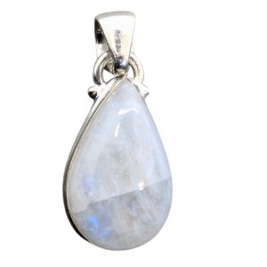 Pendente in Rainbow Moonstone goccia     MSPE15