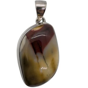 Pendente in Mokaite forma irregolare