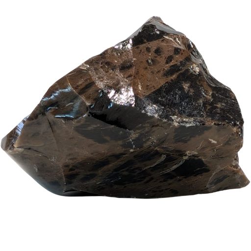 Bellissimo pezzo di ossidiana a forma irregolare