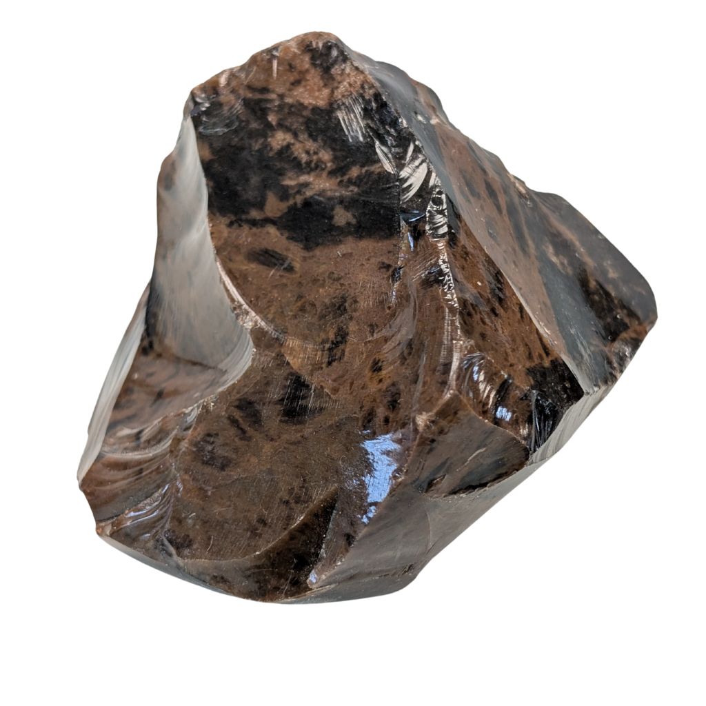 Bellissimo pezzo di ossidiana a forma irregolare 5 Bellissimo pezzo di ossidiana a forma irregolare - immagine 5
