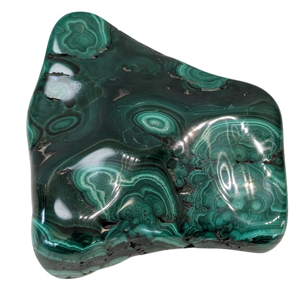 Bellissimo pezzo di Malachite levigato 2 Bellissimo pezzo di Malachite levigato - immagine 2