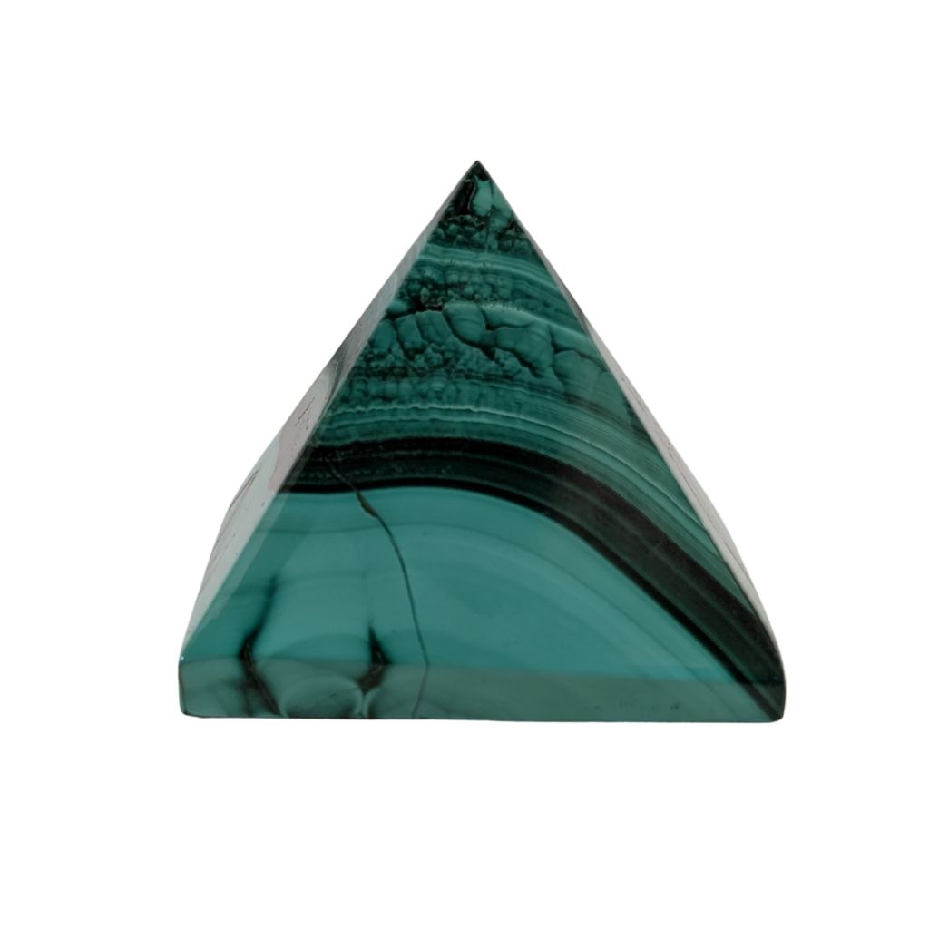 Piramide in Malachite 6 Piramide in malachite
