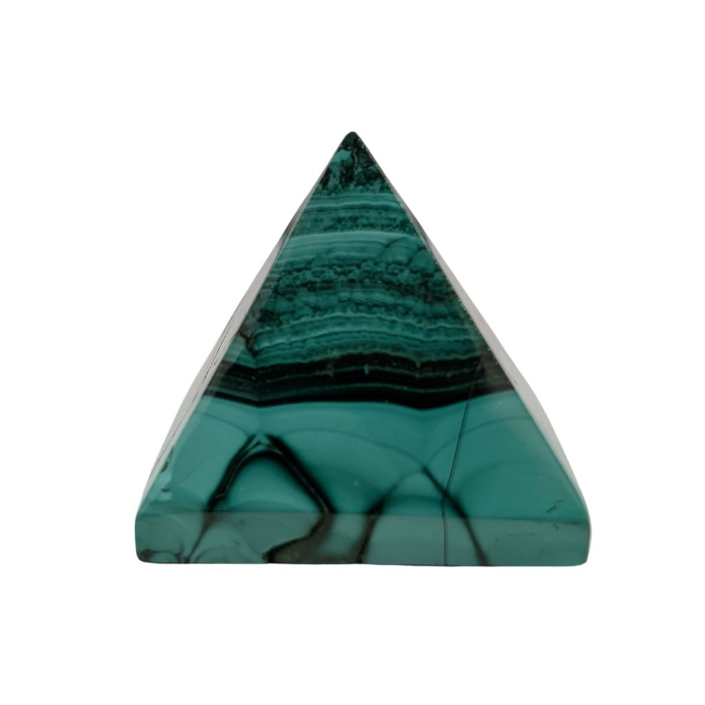 Piramide in Malachite 4 Piramide in malachite