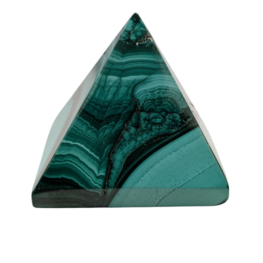 Piramide in Malachite 3 Piramide in malachite