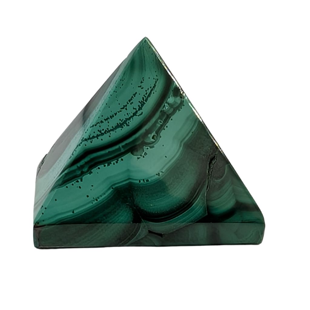 Piramide in Malachite 3 Piramide in malachite