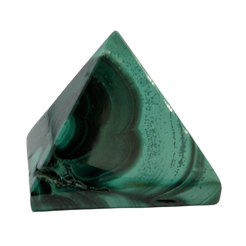 Piramide in Malachite 4 Piramide in malachite