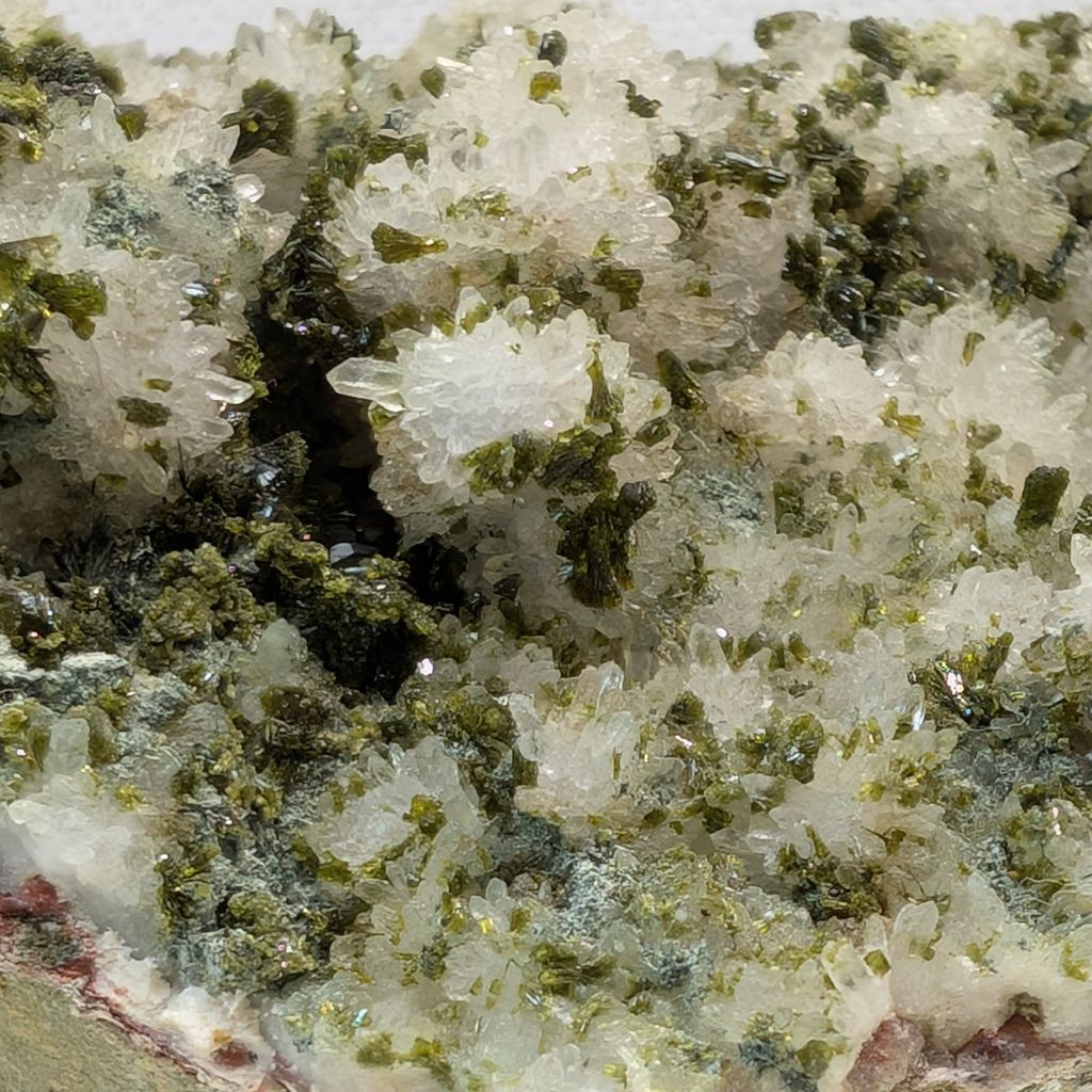 Bellissimo pezzo di calcite epidoto 7 bellissimo pezzo di calcite epidoto