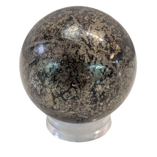 Splendida sfera di pirite