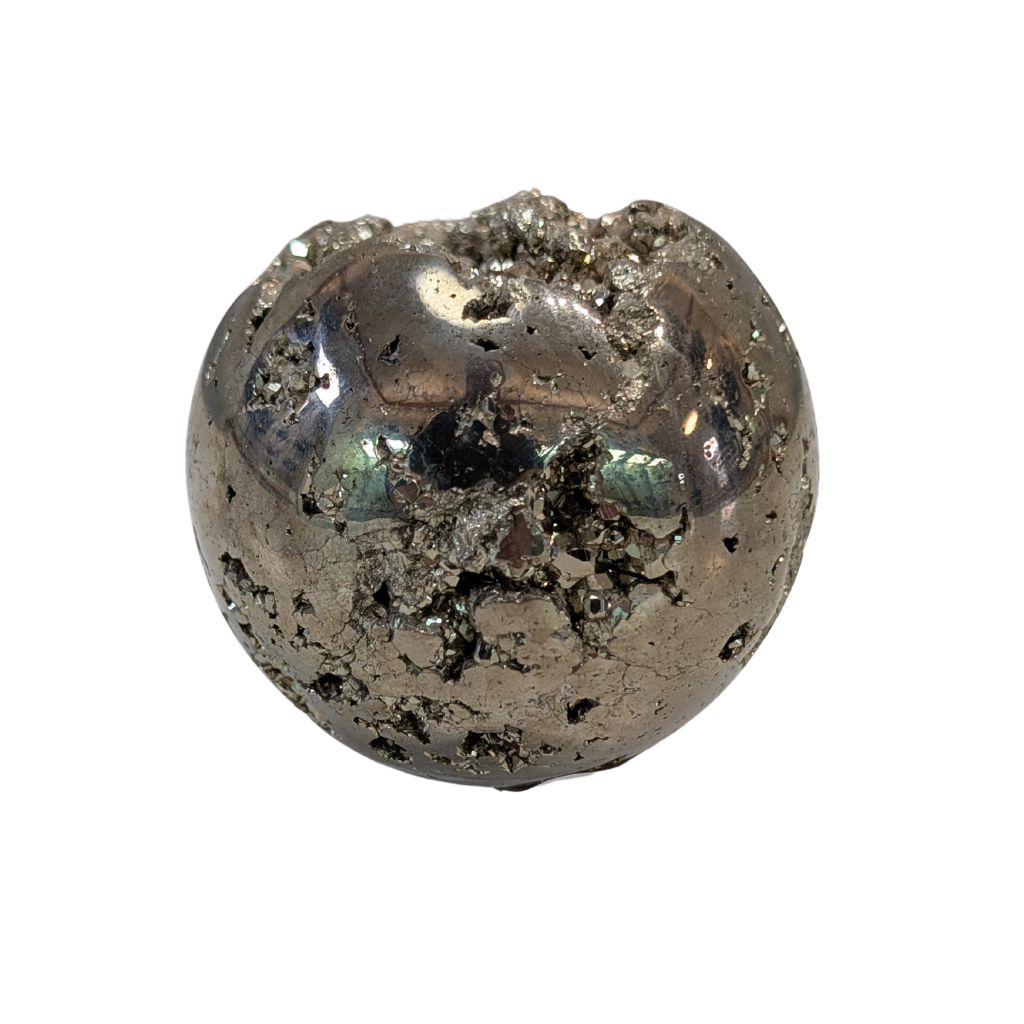 Splendida sfera di pirite 3 sfera in pirite