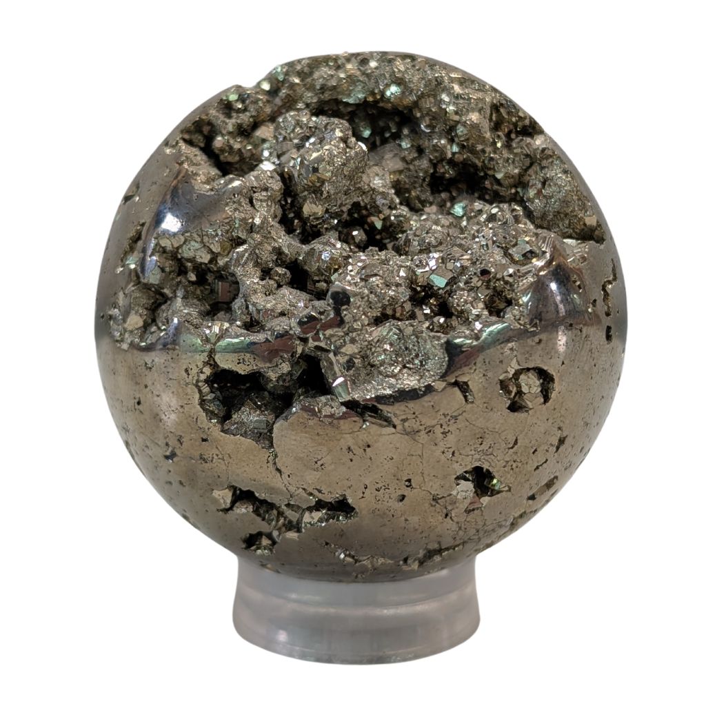Splendida sfera di pirite 5 sfera in pirite