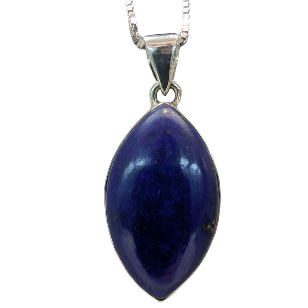 Pendente in lapis lazulis free form LLP17 2 Pendente in lapis lazulis free form LLP17 - immagine 2
